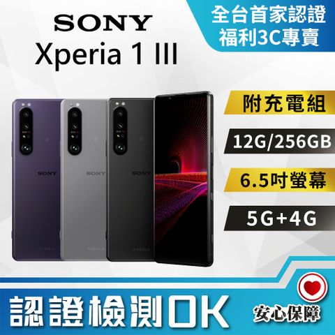 [福利品]SONY Xperia 1 III (12G/256G) 全機9成新