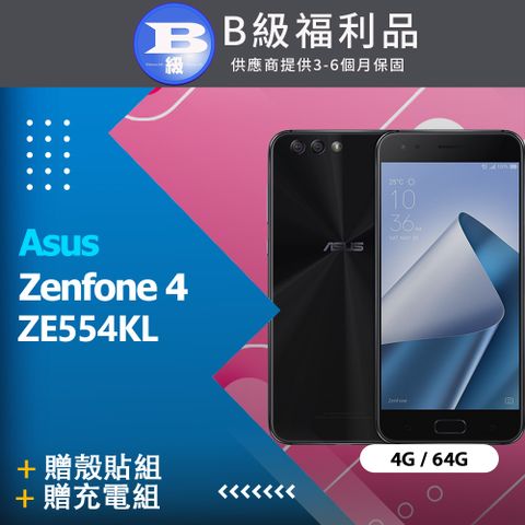 ✨贈殼貼組✨【福利品】Asus Zenfone 4 ZE554KL (4+64) 黑