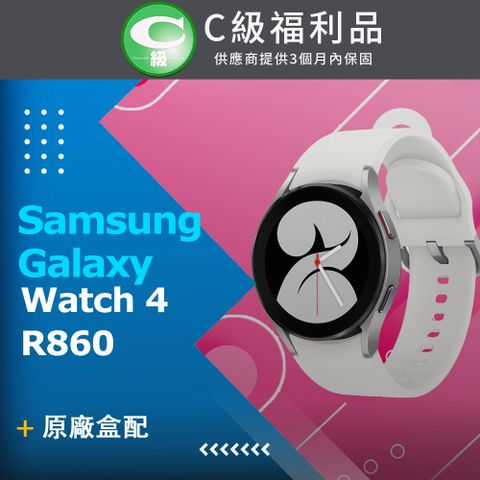 ✨外觀近全新｜原廠盒配✨【福利品】SAMSUNG Galaxy Watch 4 Classic R860 40mm 銀
