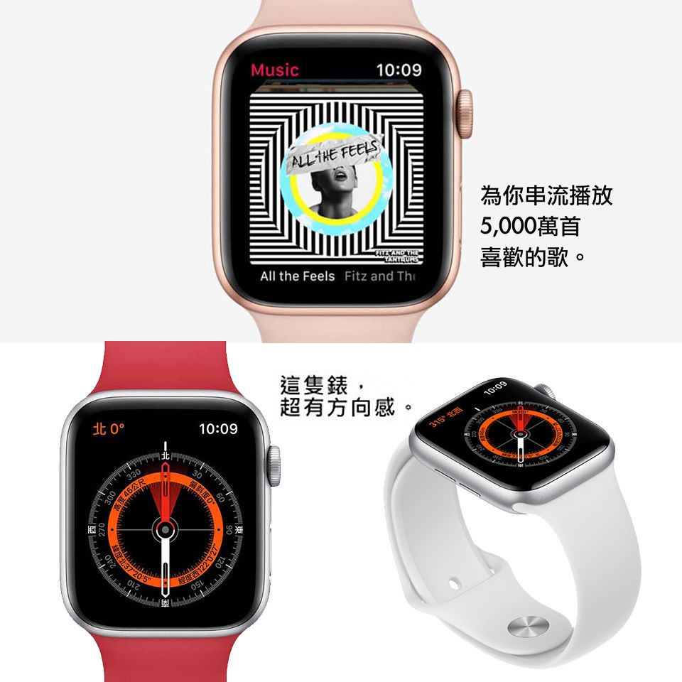 福利品】Apple Watch Series 5 GPS 44mm A2093 鋁金屬- PChome 24h購物