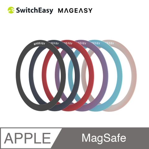 SwitchEasy 魚骨牌 HOOP 磁吸擴充手機貼片 引磁圈 磁環 (支援MagSafe)