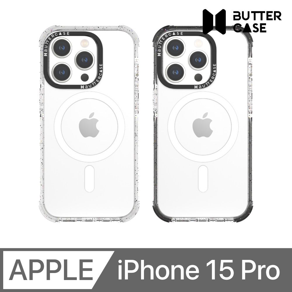  BUTTERCASE iPhone 15 Pro Inspire磁吸防摔手機殼-白邊/黑邊