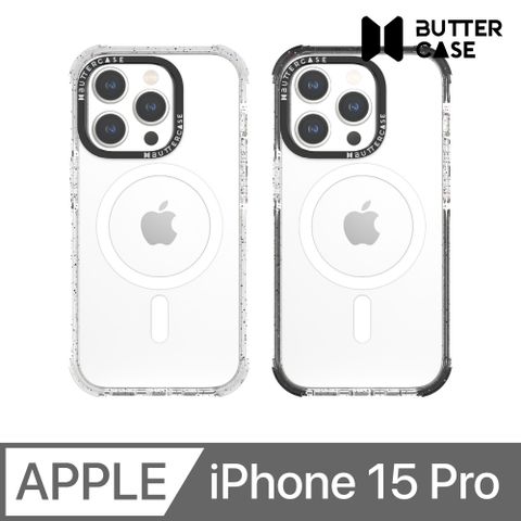 BUTTERCASE iPhone 15 Pro Inspire磁吸防摔手機殼-白邊/黑邊