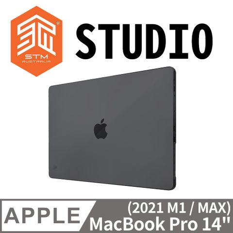 STM 澳洲  Studio for MacBook Pro 14吋 2021 晶透保護殼 - 霧黑