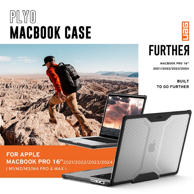 PLYOMACBOOK CASEFURTHEЯMACBOOK PRO 1620212022/2023/2024FOR APPLEMACBOOK PRO 162021/2022/2023/2024/M1/M2/M3/M4 PRO & MAX)BUILTTO GO FURTHER