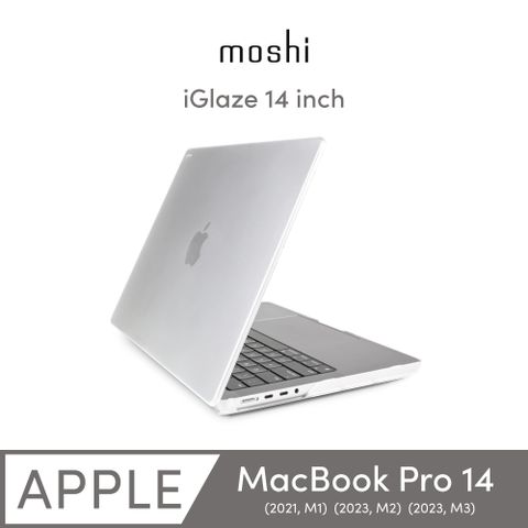 Moshi iGlaze for MacBook Pro 14 輕薄防刮保護殼 (M1-M3, 2021-2023)