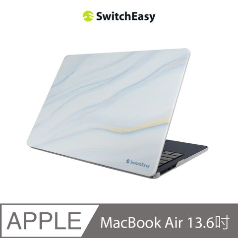 SwitchEasy 魚骨牌 MacBook Air 13.6吋 Artist 電腦保護殼, 雲朵白 (通用M3/M2)