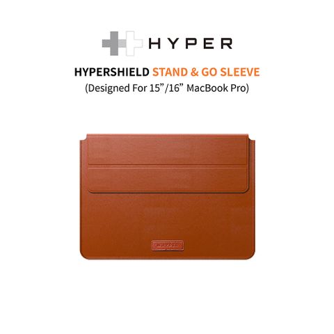 Hyper Drive 立架式電腦內袋 MBP 15-16吋-皮革棕