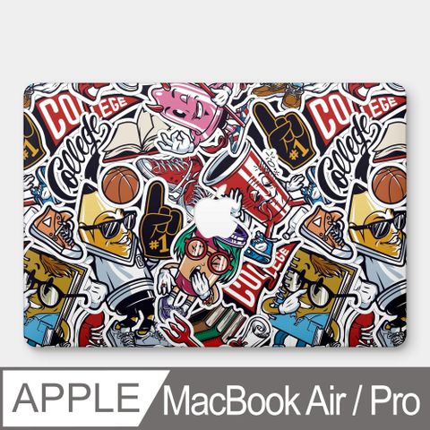 PIXOSTYLE 美式卡通塗鴉 MacBook Air / Pro 防刮保護殼