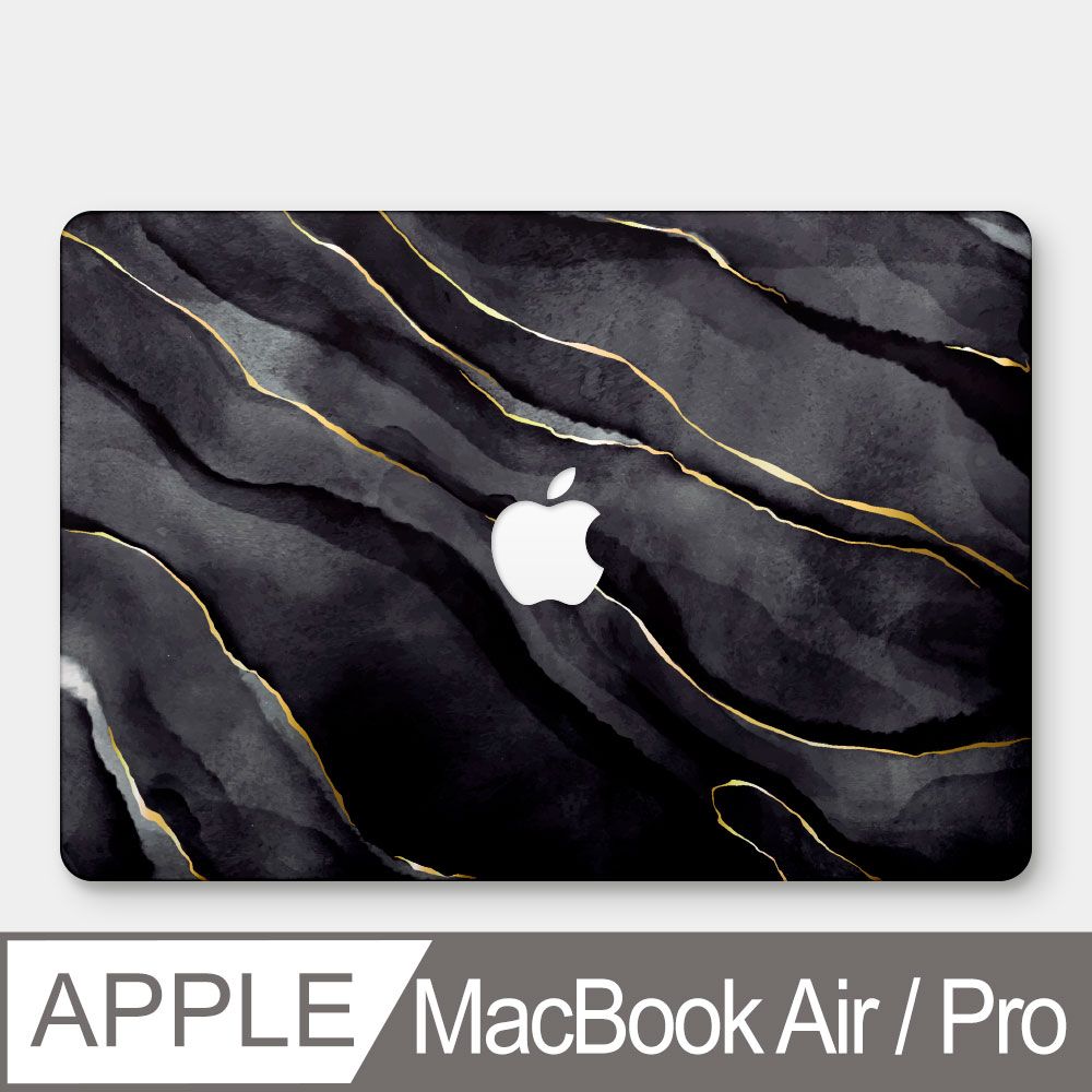 PIXOSTYLE 黑色大理石 MacBook Air / Pro 防刮保護殼