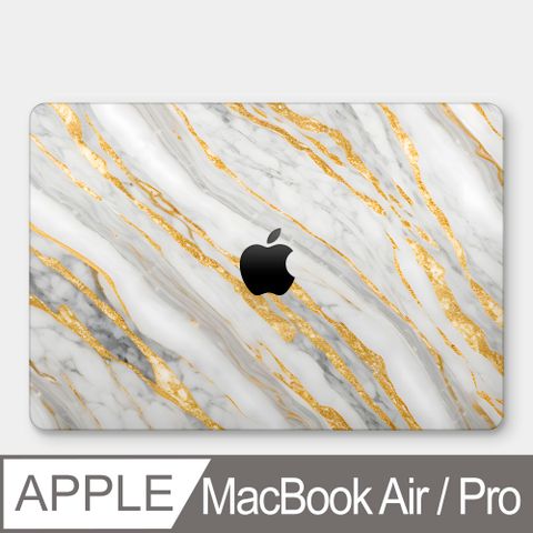 PIXOSTYLE 仿金邊大理石 MacBook Air / Pro 防刮保護殼