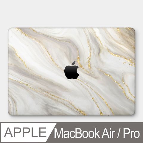 PIXOSTYLE 仿金邊大理石 MacBook Air / Pro 防刮保護殼