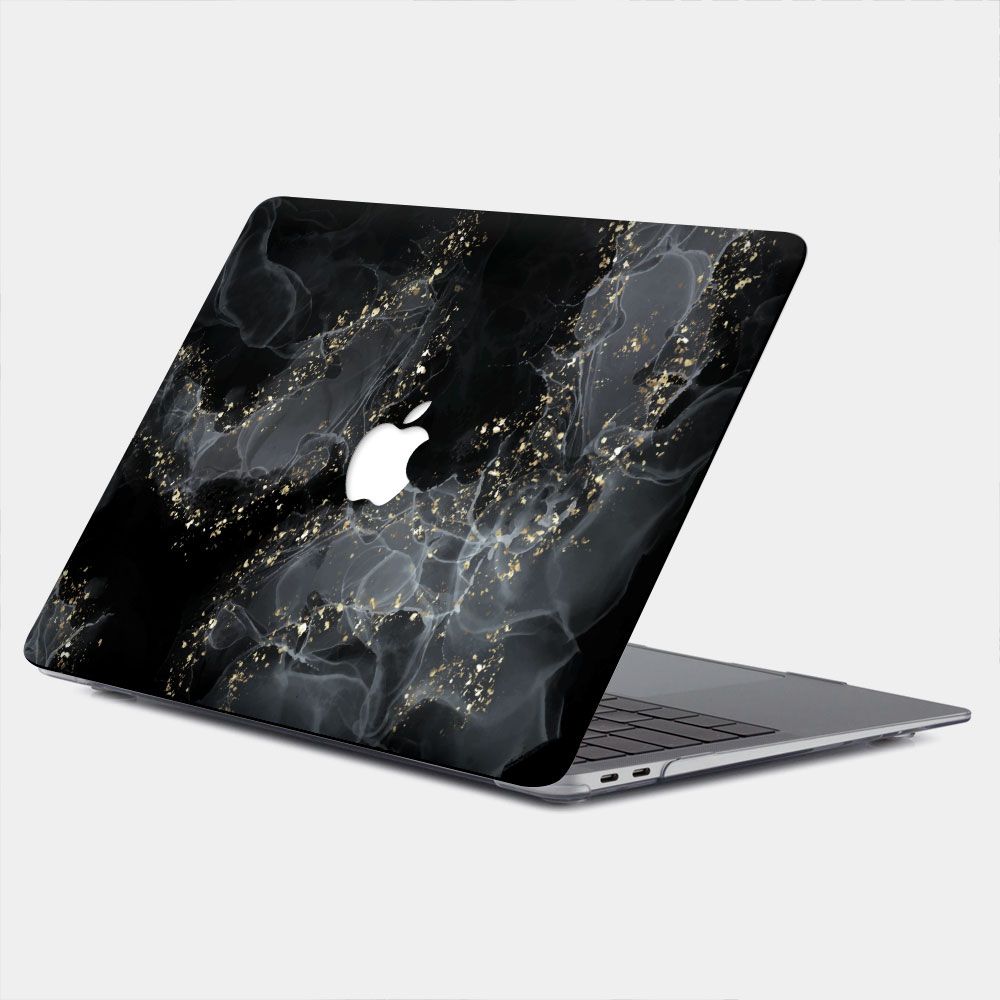 PIXOSTYLE 黑色閃耀大理石 MacBook Air / Pro 防刮保護殼