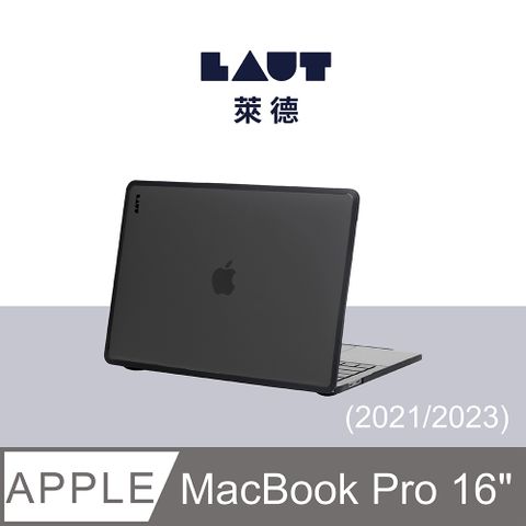 LAUT 萊德 Macbook Pro 16吋 (2021/2023) 防摔筆電保護殼-黑