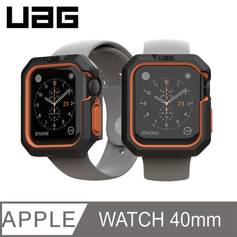 UAG Apple Watch 40mm 耐衝擊簡約保護殼-黑