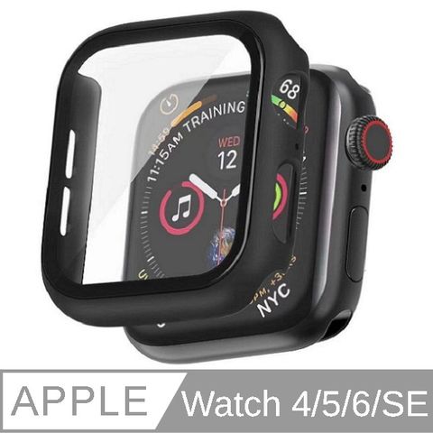 （JIEN HONG）Apple Watch 4 5 6 SE 通用 (44mm) 3入裝 一體 殼膜
