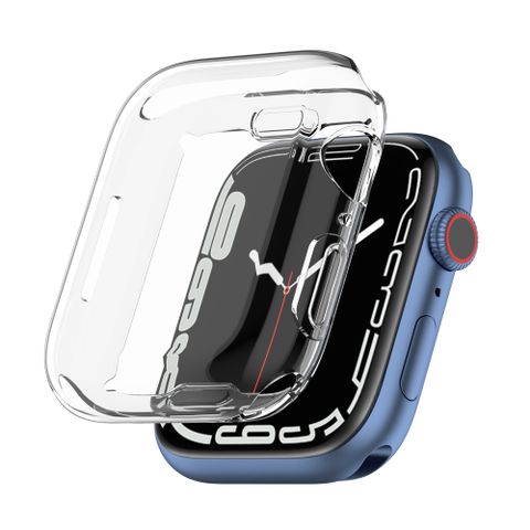 Apple 蘋果 Watch Series7 45mm 超薄透明隱形保護套(全包款)