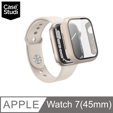 Case Studi CaseStudi AppleWatch 9/8/7 45mm Impact 玻璃錶殼(相容44mm Watch)-卡其色