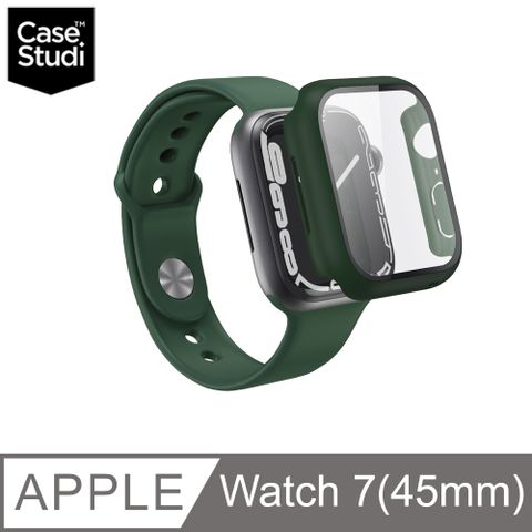 Case Studi CaseStudi AppleWatch 9/8/7 45mm Impact 玻璃錶殼(相容44mm Watch)-綠色