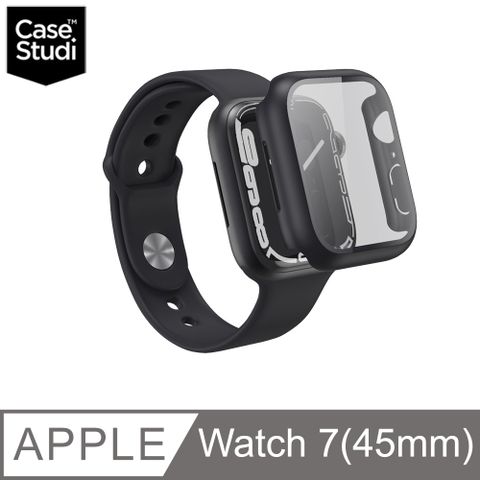 Case Studi CaseStudi AppleWatch 9/8/7 45mm Impact 玻璃錶殼(相容44mm Watch)-黑色