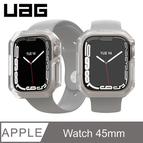 UAG Apple Watch 45mm 耐衝擊保護殼-透明