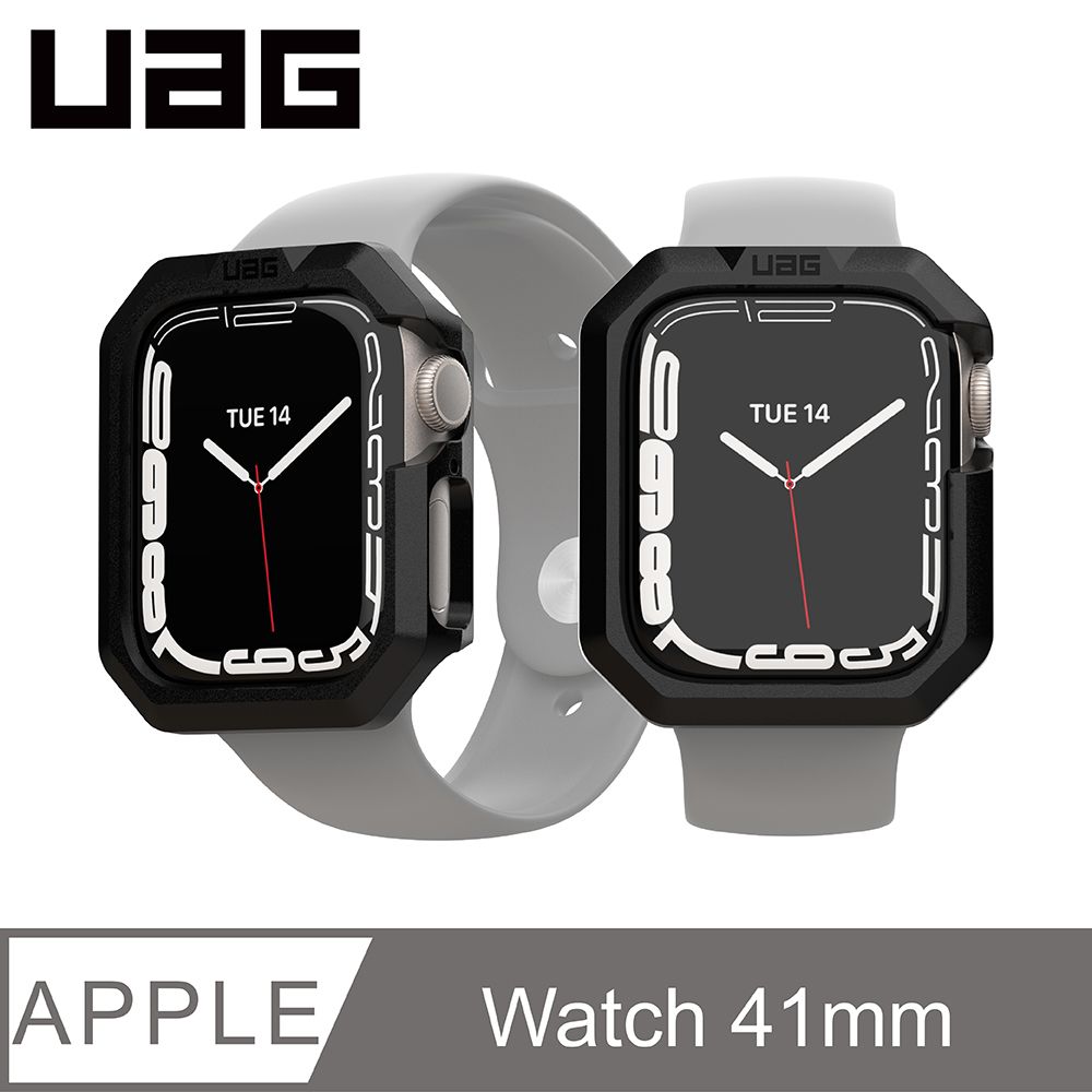 UAG  Apple Watch 41mm 耐衝擊保護殼-黑