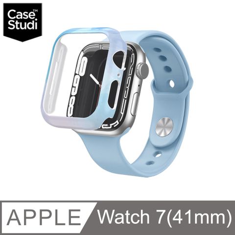 CaseStudi AppleWatch 9/8/7 41mm Prismart 錶殼(相容40mm Watch)-藍彩紋