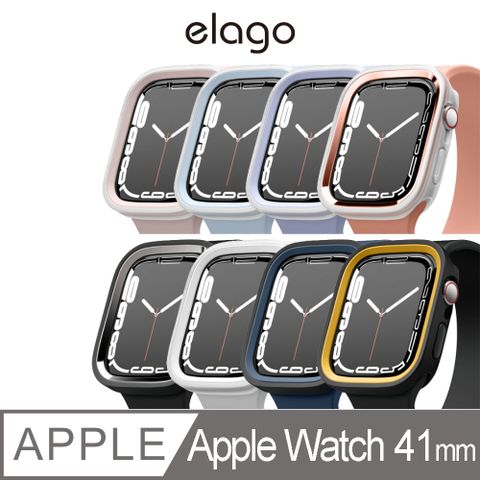【elago】Apple Watch 40/41mm Duo 玩色TPU錶框 S8/7/6/5/4/SE