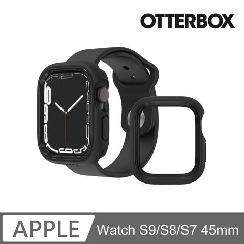 OtterBox Apple Watch S9 / S8 / S7 45mm EXO Edge 保護殼-黑