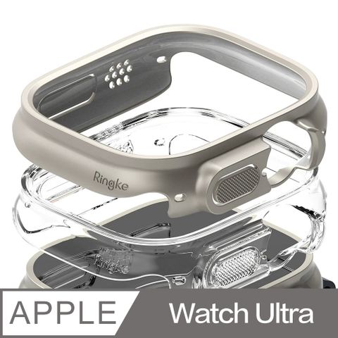 Rearth Ringke Apple Watch Ultra 輕薄保護殼(透+灰)
