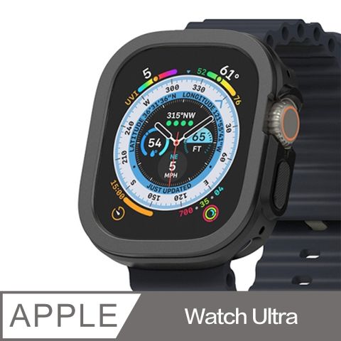 Rearth Ringke Apple Watch Ultra 抗震保護殼(黑)