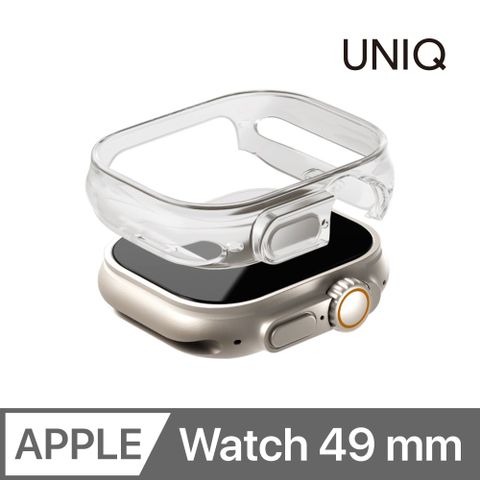 UNIQ Garde Apple Watch Ultra 全包覆輕薄透明防撞保護框 49 mm