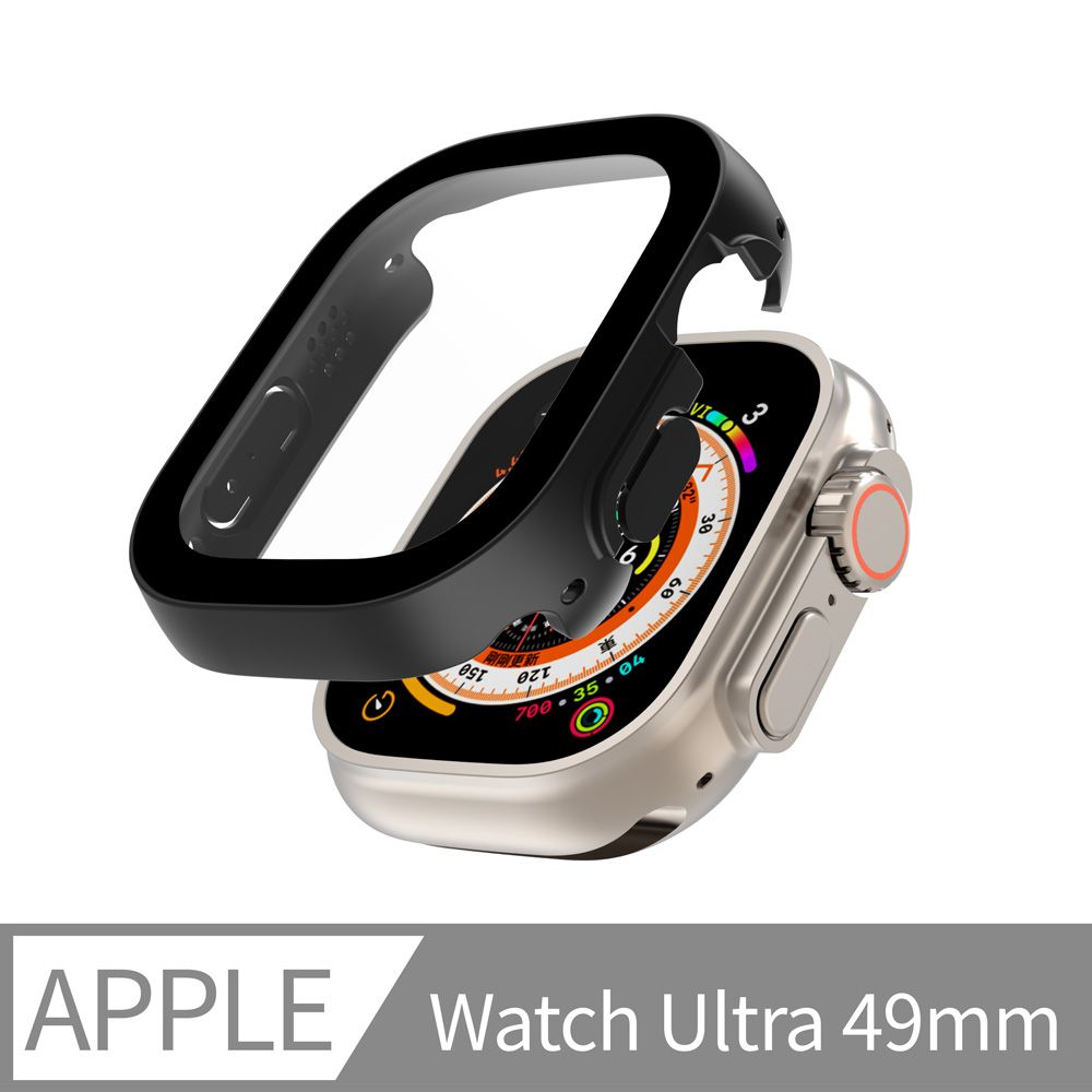 ABSOLUTE Apple Watch Ultra 49mm 極輕量防護高淨透鋼化玻璃保護