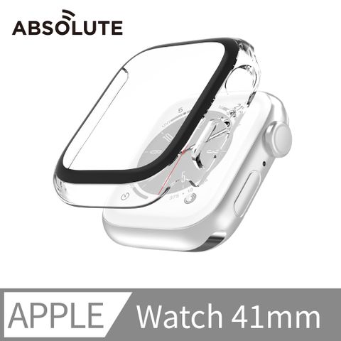 ABSOLUTE Apple Watch 41mm 專用保護錶殼 全透明裸機感 實機呈現