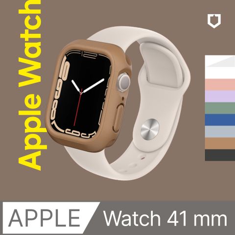 【犀牛盾】Apple Watch Series 7/8/9 共用 41mm CrashGuard NX 防摔邊框保護殼(多色可選)