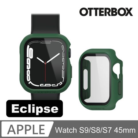 OtterBox Apple Watch S9 / S8 / S7 45mm Eclipse 高透防護玻璃錶殼-綠色