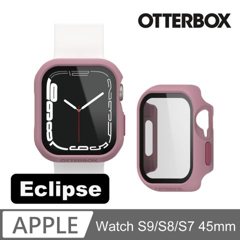 OtterBox Apple Watch S9 / S8 / S7 45mm Eclipse 高透防護玻璃錶殼-粉色
