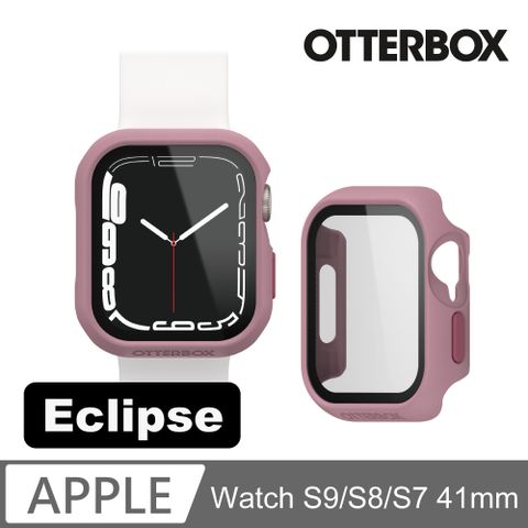 OtterBox Apple Watch S9 / S8 / S7 41mm Eclipse 高透防護玻璃錶殼-粉色