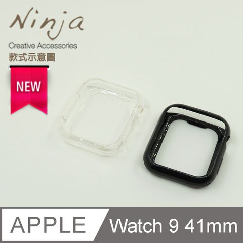 【東京御用Ninja】Apple Watch 9 (41mm)/SE (40mm)晶透款TPU清水保護套