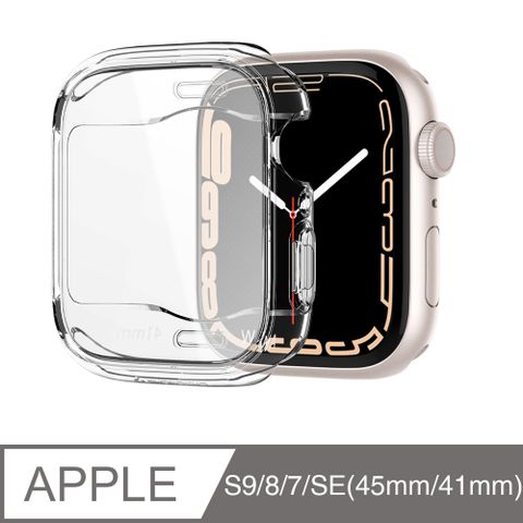 spigen Apple Watch Series 9/8/7/SE (45/41mm) Ultra Hybrid 防摔保護殼(含錶蓋)