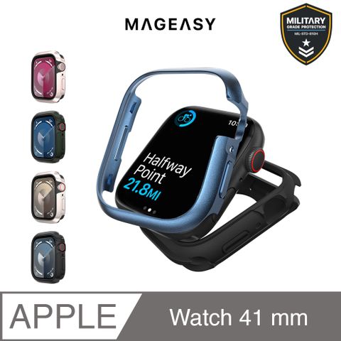 MAGEASY Apple Watch 41mm Odyssey 鋁合金手錶保護殼