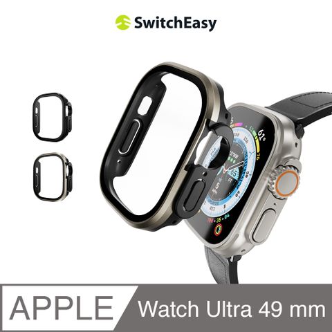 SwitchEasy 魚骨牌 Apple Watch Ultra 49mm Modern Hybrid鋼化玻璃鋁合金保護殼