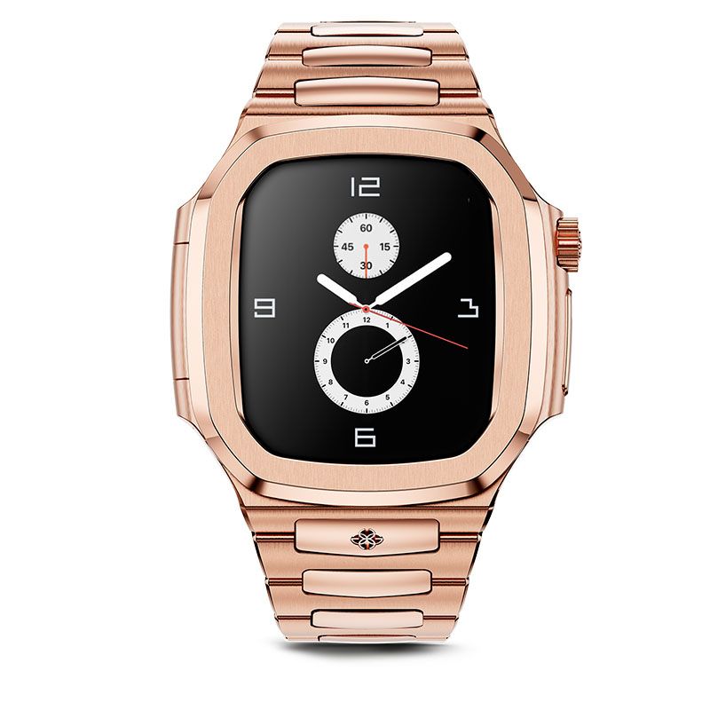 Golden Concept Apple Watch 45mm 玫瑰金不銹鋼錶帶 玫瑰金錶框 WC-RO45-RG