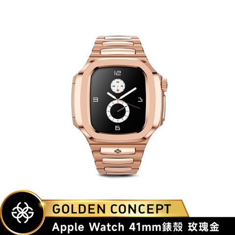 ◤送原廠紙袋◢【Golden Concept】Apple Watch 41mm 玫瑰金不銹鋼錶帶 玫瑰金錶框 WC-RO41-RG