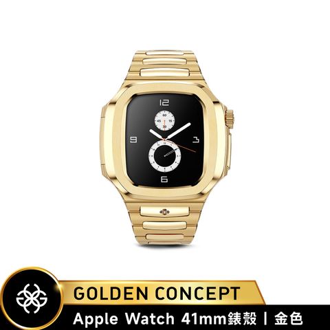 ◤送原廠紙袋◢【Golden Concept】Apple Watch 41mm 金不銹鋼錶帶 金錶框 WC-RO41-G