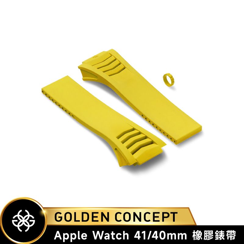 Golden Concept Apple Watch 黃橡膠錶帶 (41/40mm) WS-RS41-YL