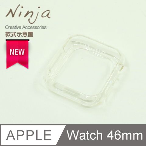 Ninja 東京御用 Apple Watch 10 (46mm)2024年版晶透款TPU清水保護套