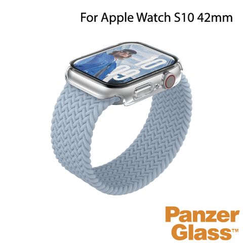 PanzerGlass Apple Watch S10 42mm 全方位防護高透鋼化漾玻保護殼-透