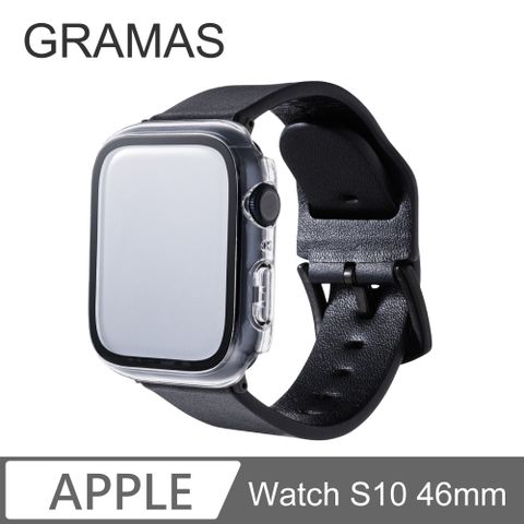 Gramas Apple Watch 46mm 2 IN 1 高透鋼化漾玻保護殼-透