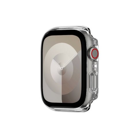 SwitchEasy 魚骨牌 Apple Watch Hybrid WP 9H 鋼化玻璃防水保護殼_45mm